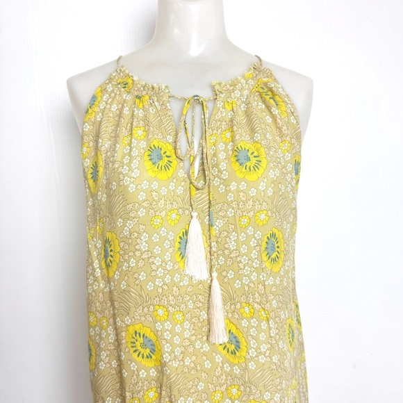 Natalie Martin Marlien Sleeveless Midi Dress Vintage Flower & Sand midi Dress XS - Picture 6 of 10